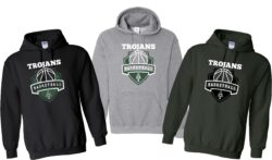 Trojans Basketball Pullover Hooded Sweatshirt