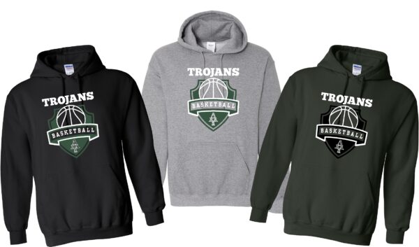 Trojans Basketball Pullover Hooded Sweatshirt