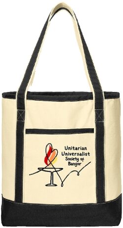 UUSB Large Canvas Boat Tote