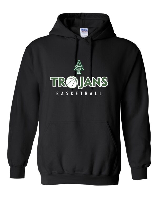 Trojans Basketball Pullover Hooded Sweatshirt - Image 4